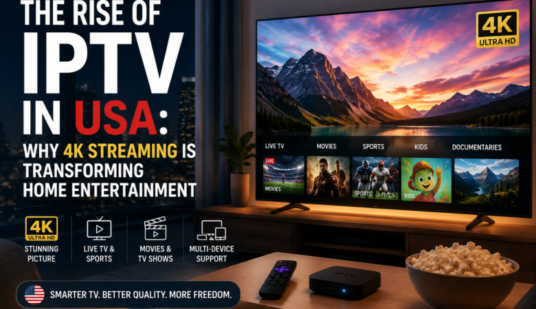 The Rise of IPTV in USA: Why 4K Streaming Is Transforming Home Entertainment
