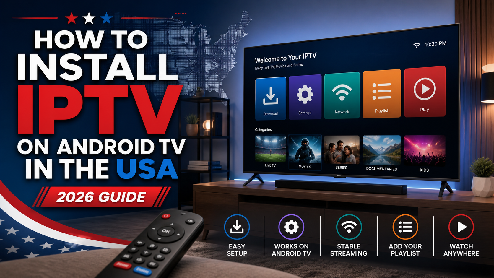install IPTV on android tv