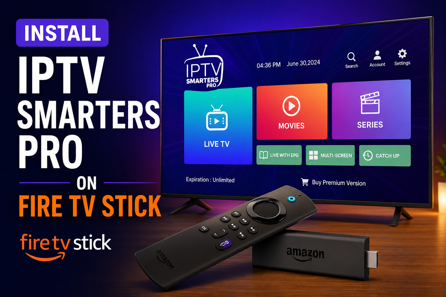 Install IPTV Smarters Pro on Fire TV Stick